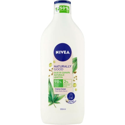 Cremă corp, Nivea, Naturally Good, canepă 350ml