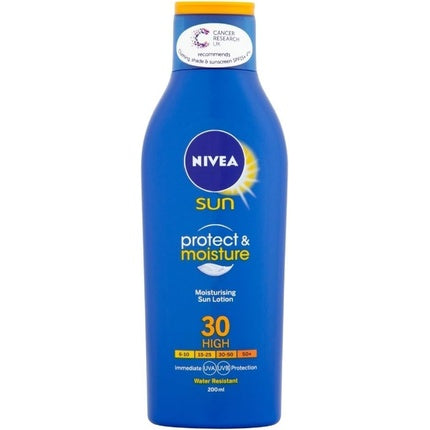 Lotiune de plaja, Nivea, Sun Protect and Moisturizing, Spf30, 200ml