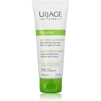 Mască exfoliantă, Uriage, Hyséac, verde, 100ml