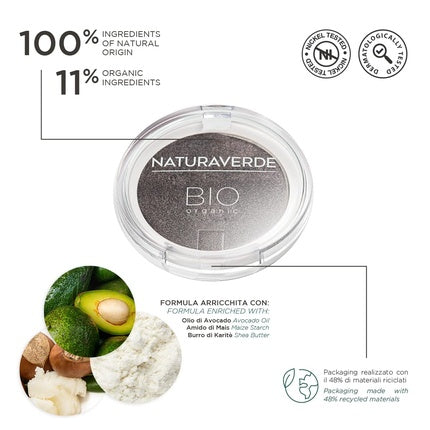 Fard pleoape, Naturaverde, N°06, gri