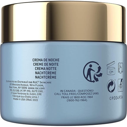 Crema de noapte anti-rid, RoC, Multi Correxion Even Tone + Lift, 50ml