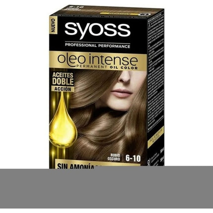 Vopsea permanenta, Syoss Oleo Intense, 6-10 blond inchis