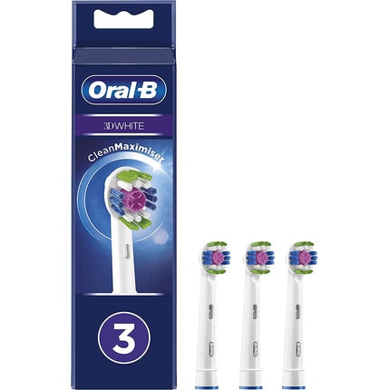 Capete de Periuta Electrică, Oral-B Clean Maximiser, 3D White, 3 buc