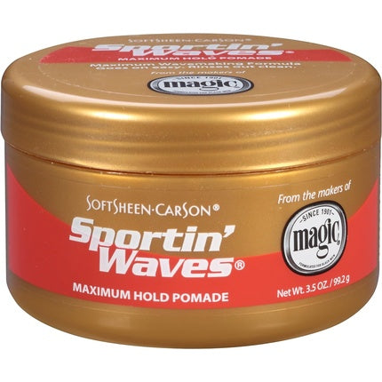 Pomadă pentru păr SoftSheen-Carson Sportin Waves, maximă fixare, 99.2g