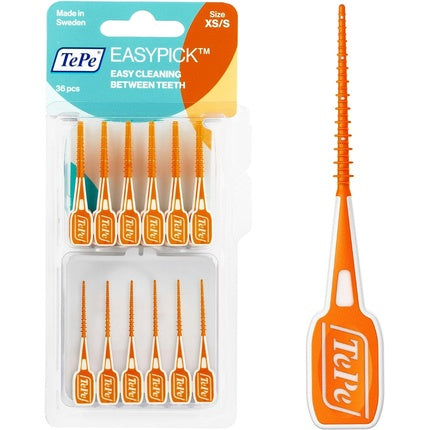 Scobitori dentare, Tepe Easypick, XS/S, portocaliu