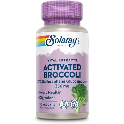 Supliment, Solaray, Extract Activat de Broccoli, 350mg
