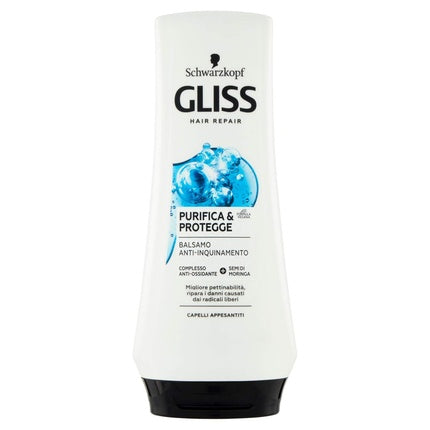 Balsam, Gliss, Purifica si Protejeaza, alb