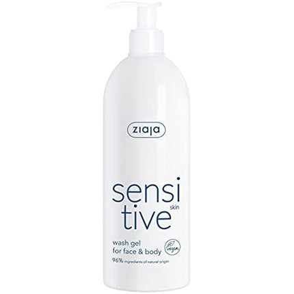 Gel de spălare față și corp, Ziaja, piele sensibilă, 400ml