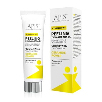 Peeling facial Apis Ceramid Power 4% AHA, 100 ml, alb-galben