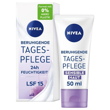 Crema de fata Nivea Soothing Day Care SPF 15 fara parfum 70g