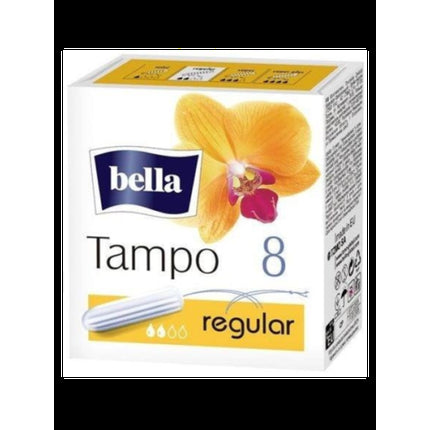 Ob Tampon Bella Regular, alb, 8 buc