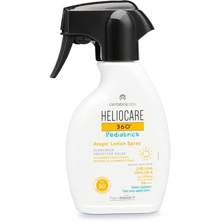 Spray de corp pentru copii, Heliocare, 360° Pediatrics Atopic Lotion, 250ml
