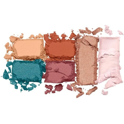 Paletă Farduri, Rimmel London, Mini Power, nuanțe roz și albastru