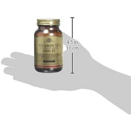 Vitamine D3, Solgar, 25 mcg, 100 capsule moi