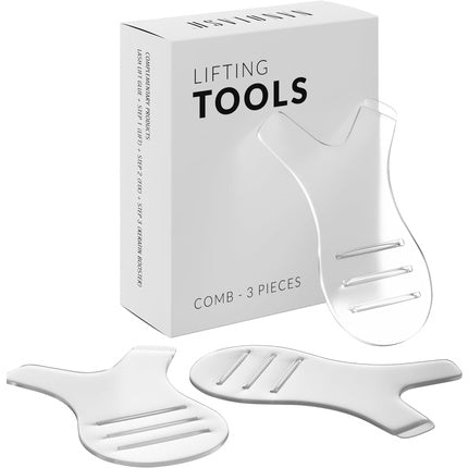 Pieptene pentru gene, Nanolash, set 3 piese, perie Y