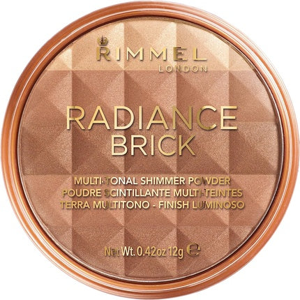 Bronzer, Rimmel, Radiance Shimmer Brick, 002 Medium