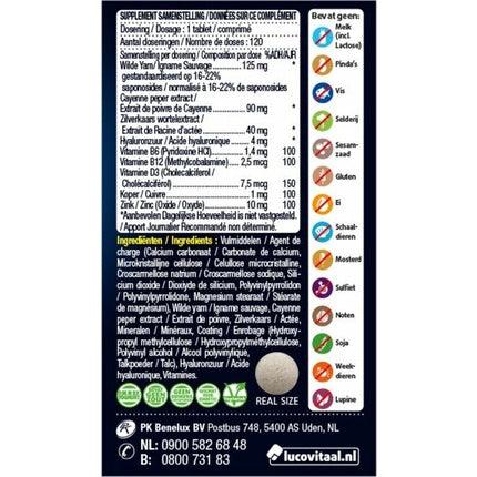 Supliment Vitamine, Lucovitaal, Overgang Balans, 120 Tablete