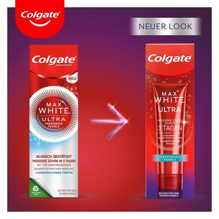 Pasta de dinți Colgate, Max White Ultra, roșu, 50ml