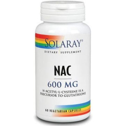 Supliment N-Acetil-L-Cisteină, Solaray, 600mg