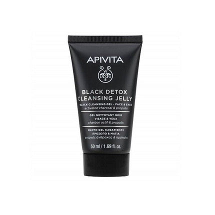 Gel de curățare, Apivita, Black Detox, 50ml