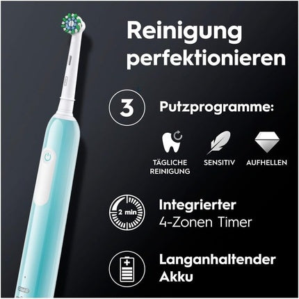 Periuță electrică, Oral-B, Pro 1, albastru caraibe
