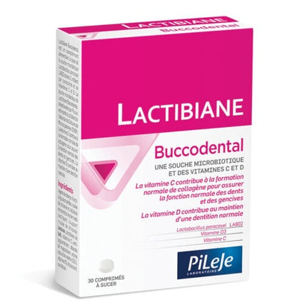 Probiotice PiLeJe Lactibiane Buccodental, 30 tablete