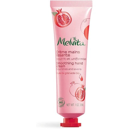Cremă de mâini, Melvita, netezire, 30mL, certificată organic