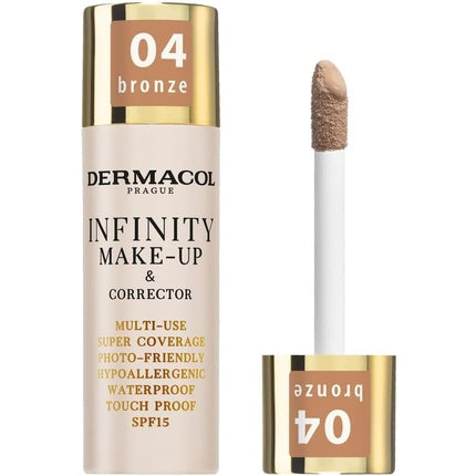 Anticearcăn Dermacol Infinity SPF 15, 04 Bronze