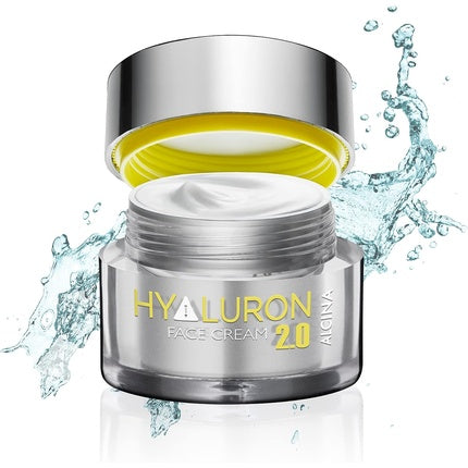 Cremă de față, Alcina, Hyaluron 2.0, 50ml, argintie