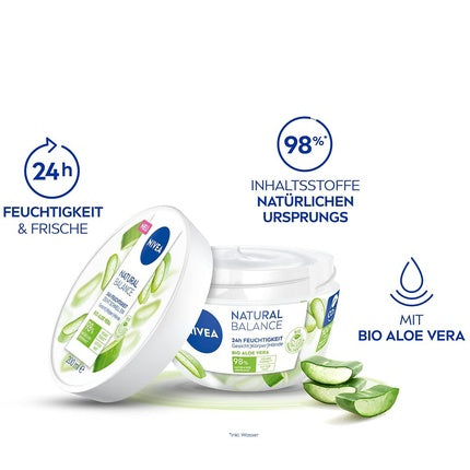 Cremă corp Nivea Natural Balance Aloe Vera, 200 ml