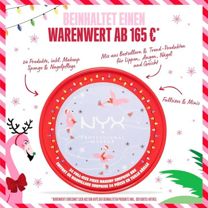 Set machiaj, NYX, Advent Calendar, roșu