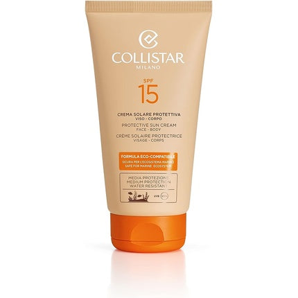 Cremă de protecție solară, Collistar, SPF 15, 150 ml