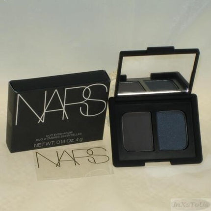 Fard de pleoape, NARS, Eyeshadow Duo, gri cărbune mat și albastru ardezie satinat