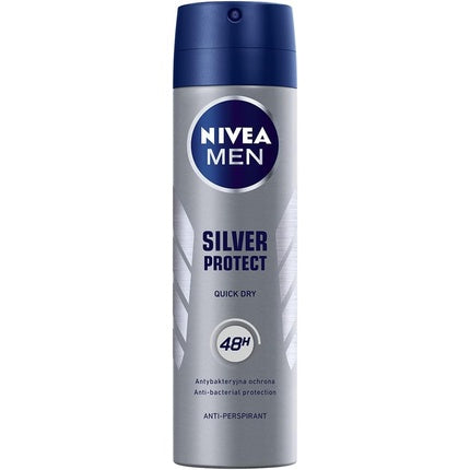 Spray Antiperspirant, Nivea, Men Silver Protect, 150ml
