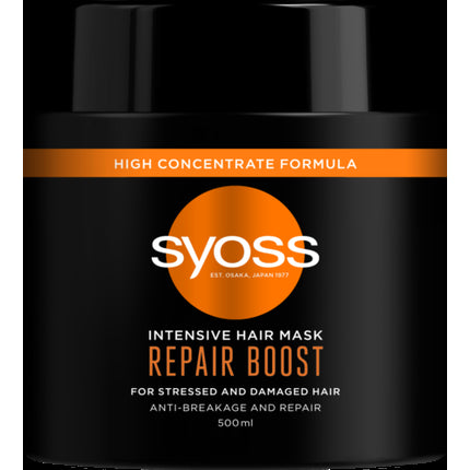 Masca de păr, Syoss, Intensive Repair Boost, 500ml