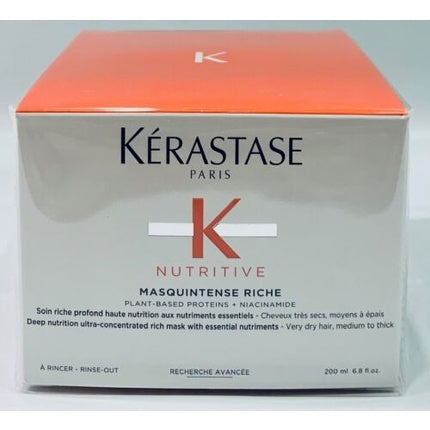 Masca de Par, Kérastase Masquintense Riche, Par Gros, 200ml
