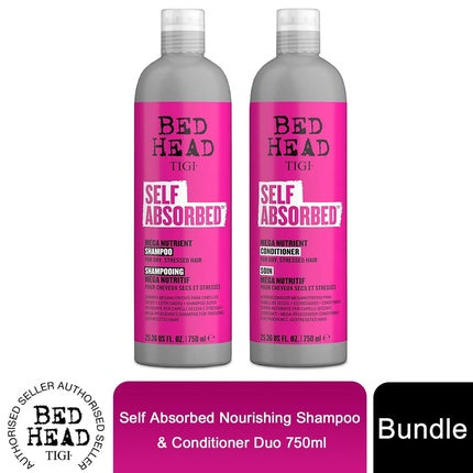 Șampon și balsam, Tigi, Self Absorbed, duo 750ml