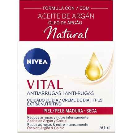 Crema de zi nutritiva, Nivea Vital, 50ml