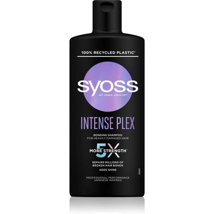 Sampon, Syoss, Intense Plex, pentru par deteriorat, 440ml