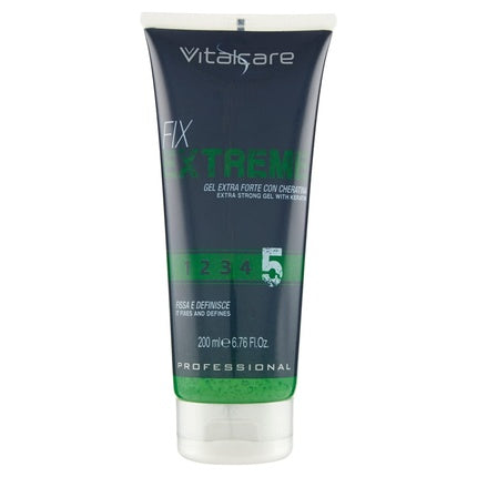 Gel păr Vitalcare Fix Extreme, Keratină, 200 ml