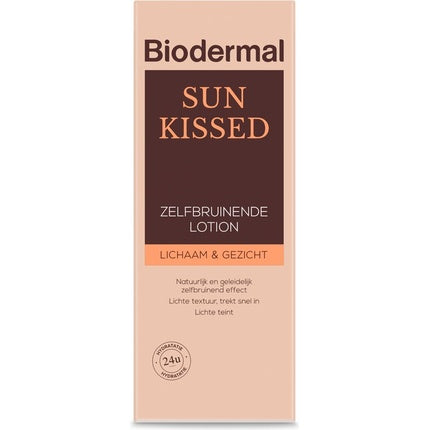 Loțiune autobronzantă corp, Biodermal, Sun Kissed, 200ml