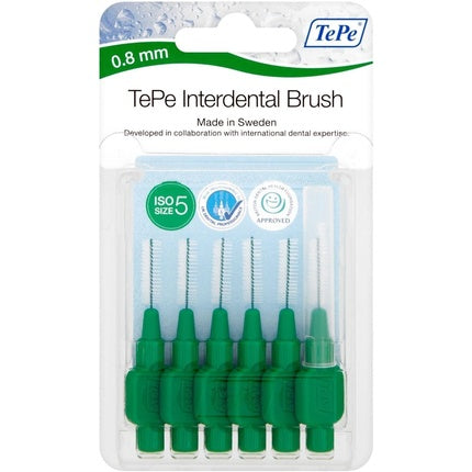 Periuțe Interdentare, TePe, 0.8mm, verzi