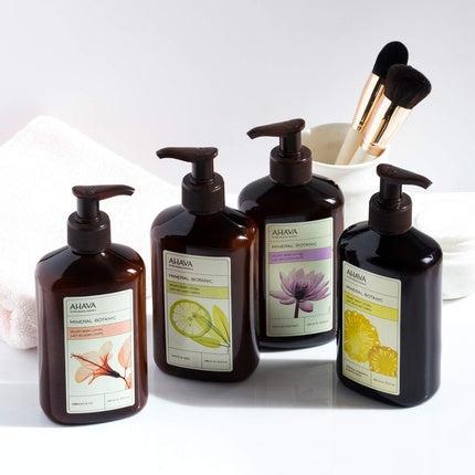 Loțiune corp Ahava, Minerale Marea Moartă, Hibiscus și Smochine