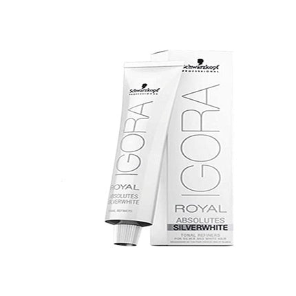 Vopsea de păr, Schwarzkopf, Igora Royal Absolutes Silverwhite, argintiu