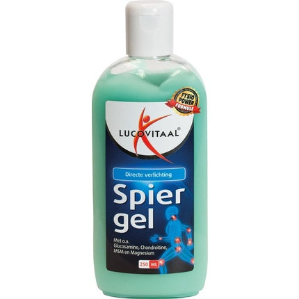 Gel masaj, Lucovitaal, Spier Gel, 250 ml, albastru