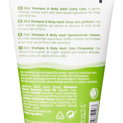 Șampon copii, Weleda, 2-in-1 Lime, 150ml