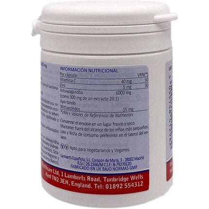 Supliment capsule, Lamberts Ashwagandha 6000mg, 60 buc