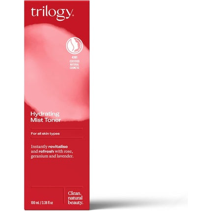 Spray facial, Trilogy, Hydrating Mist Toner, 100 ml