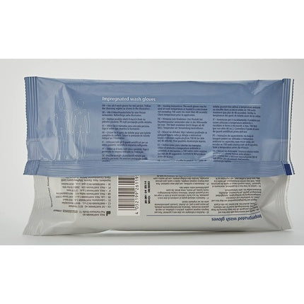 Mănușă săpun, Molicare, 8 bucăți, alb-albastru