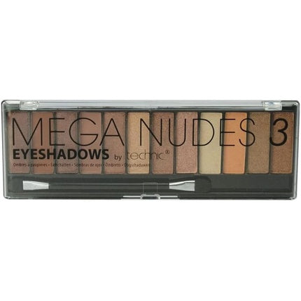 Fard de pleoape Technic Mega Nudes 3, nuante naturale
